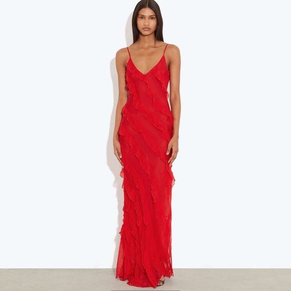 Rat & Boa Dresses & Skirts - Rat & Boa Vibrant Red Maxi Dress